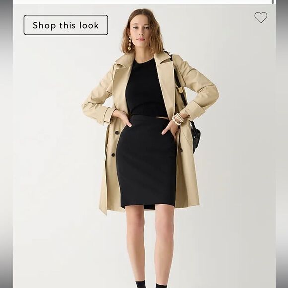 J. Crew No. 2 Pencil® skirt in Italian stretch wool - Picture 1 of 8